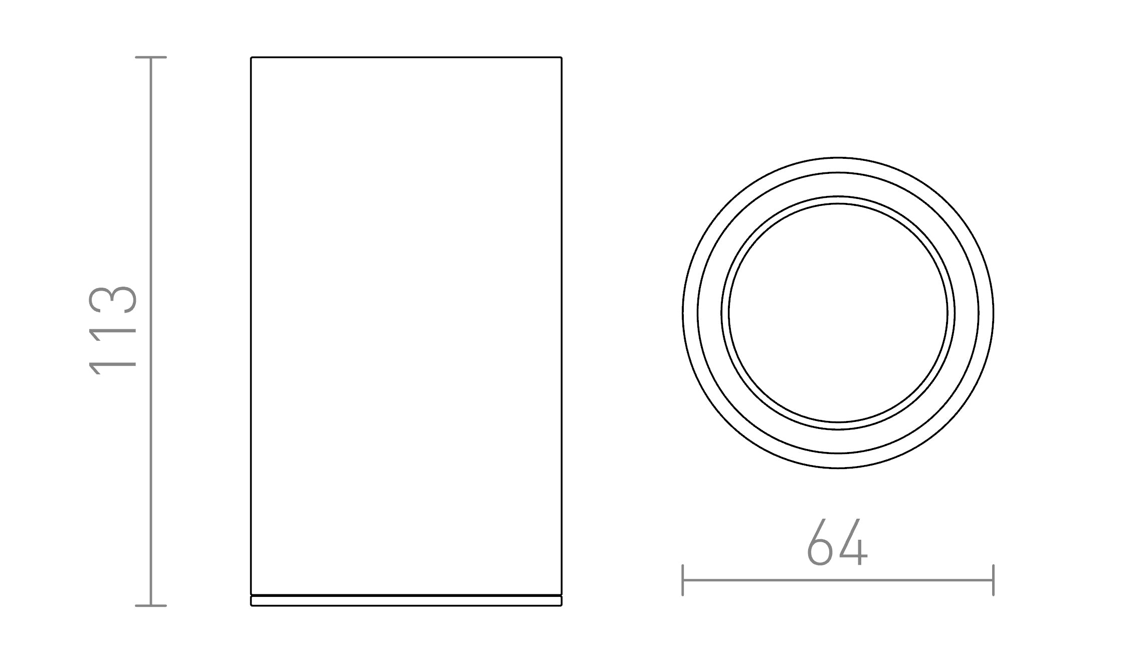 MOMA PLAFONNIER - Product sketch