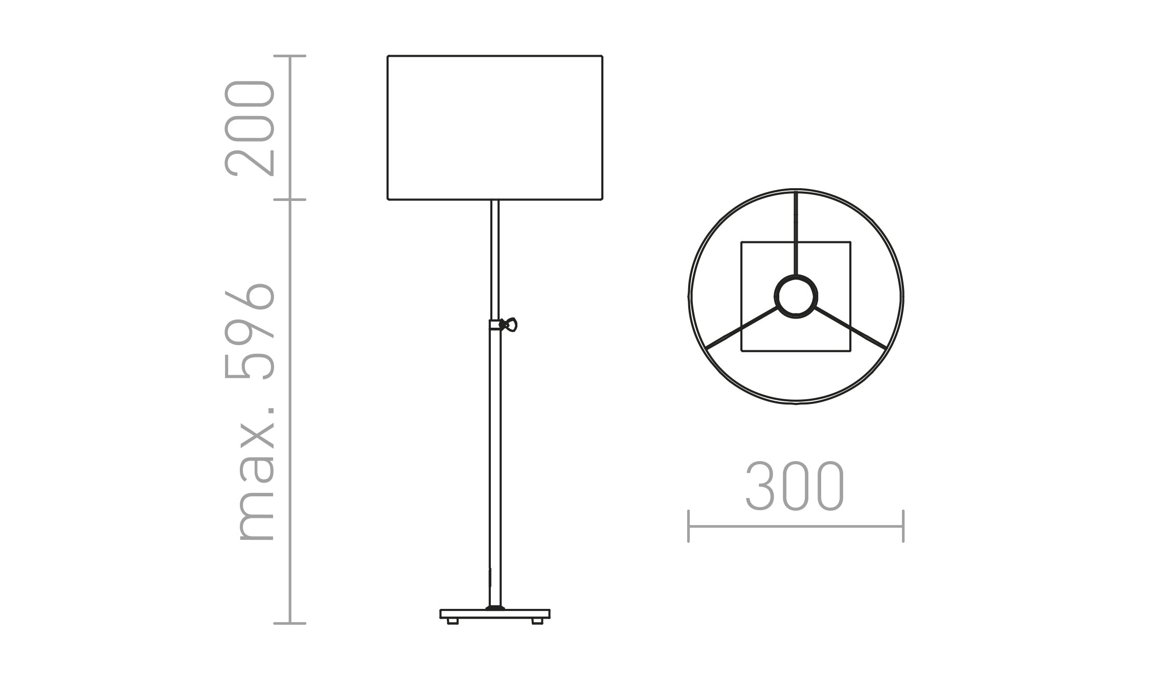 EDIKA DE TABLE - Product sketch
