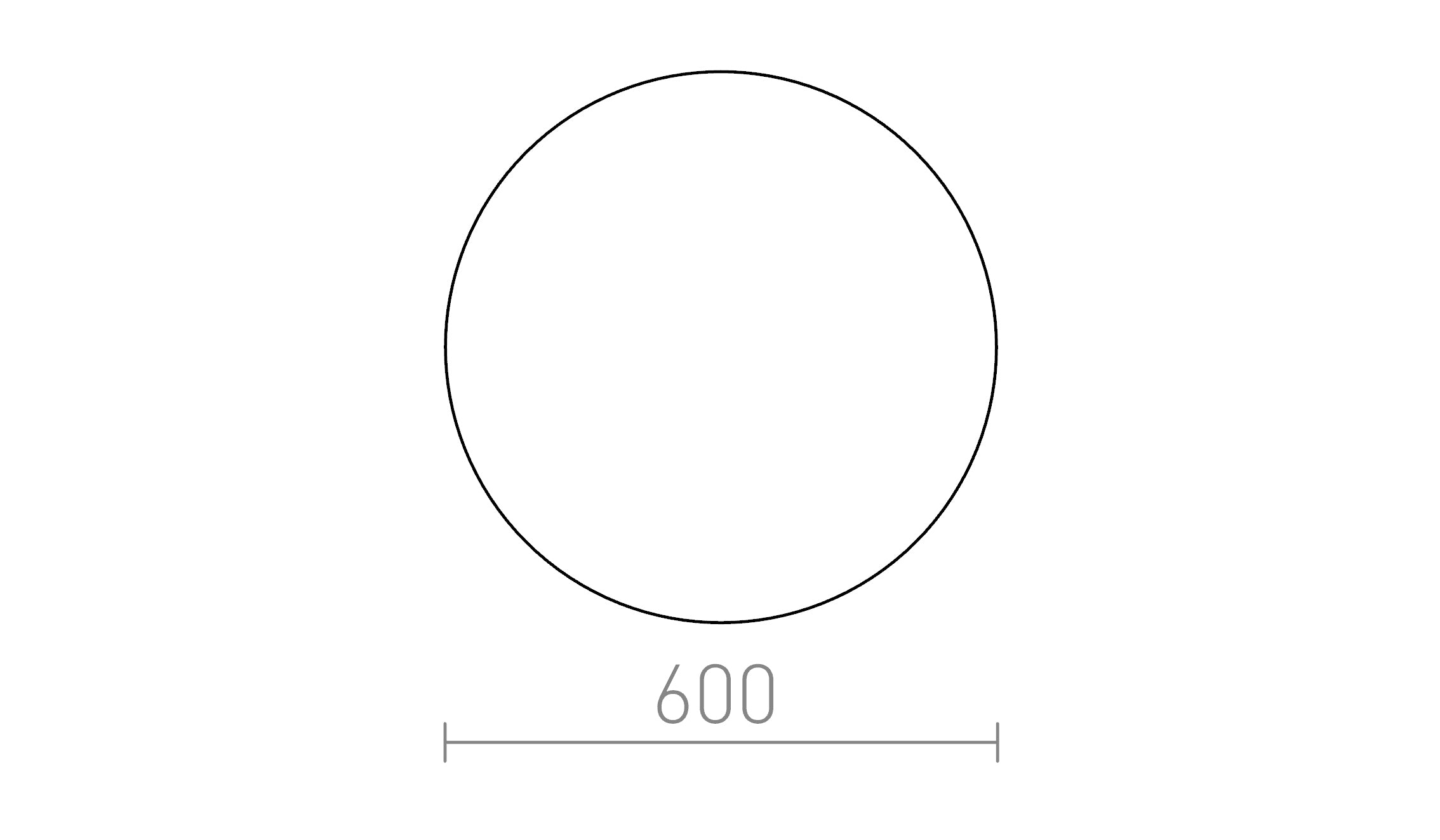 DIFFUSEUR R 60 - Product sketch