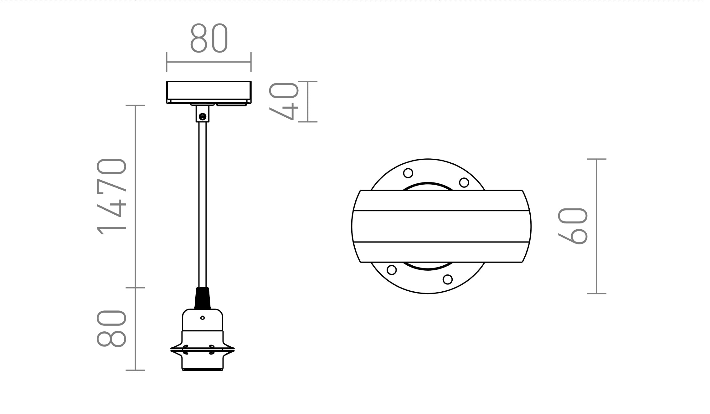 ELISA POUR RAIL MONOPHASÉ - Product sketch