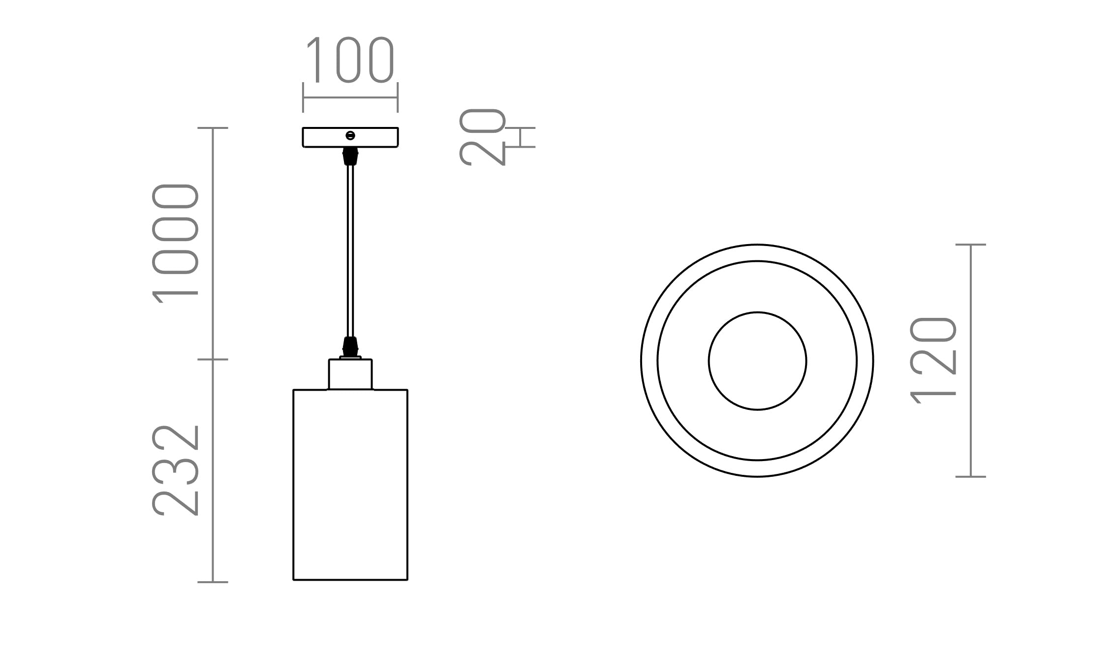 CAMINO SUSPENSION - Product sketch