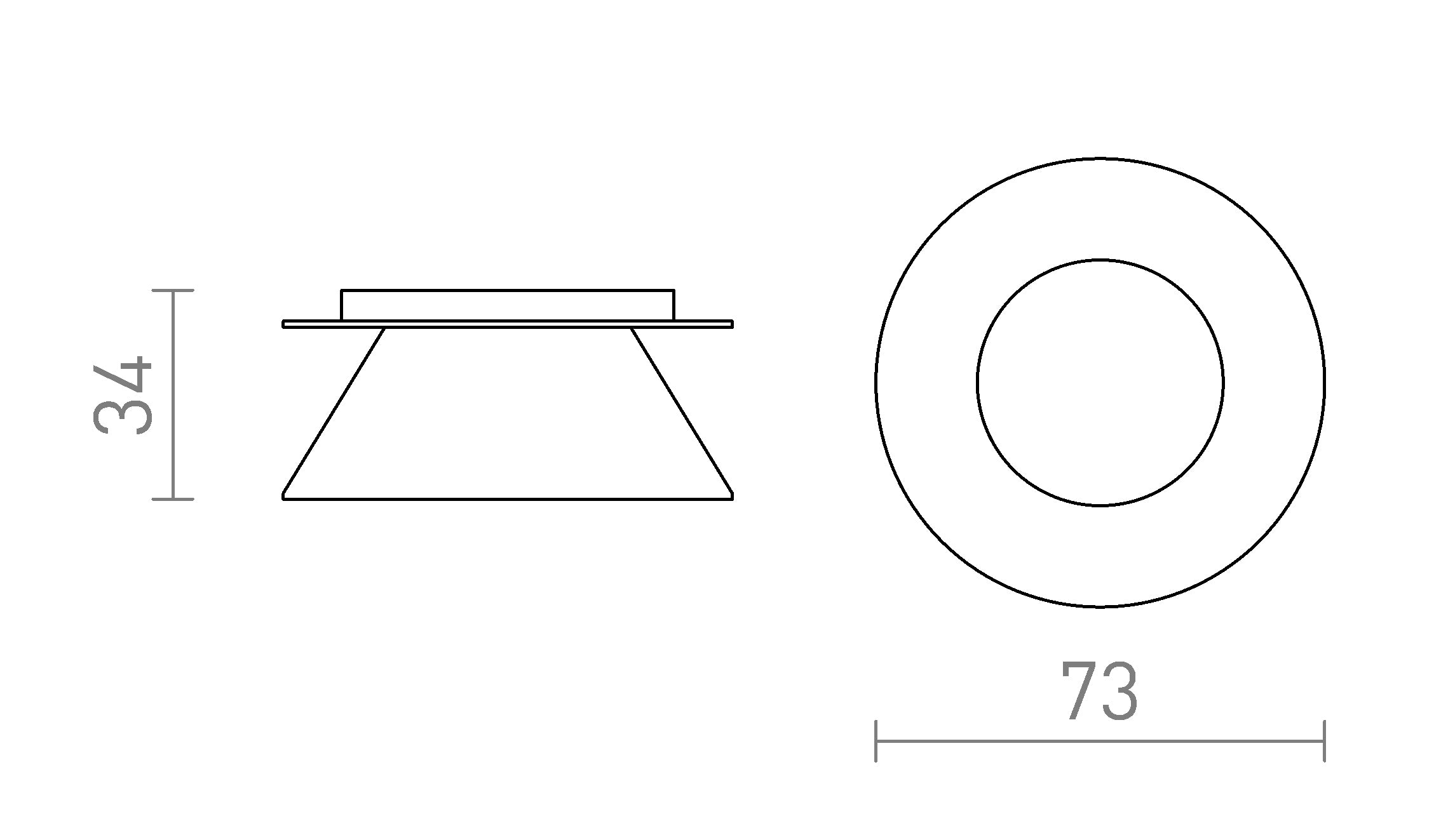 CANTO ANNEAU DÉCORATIF - Product sketch