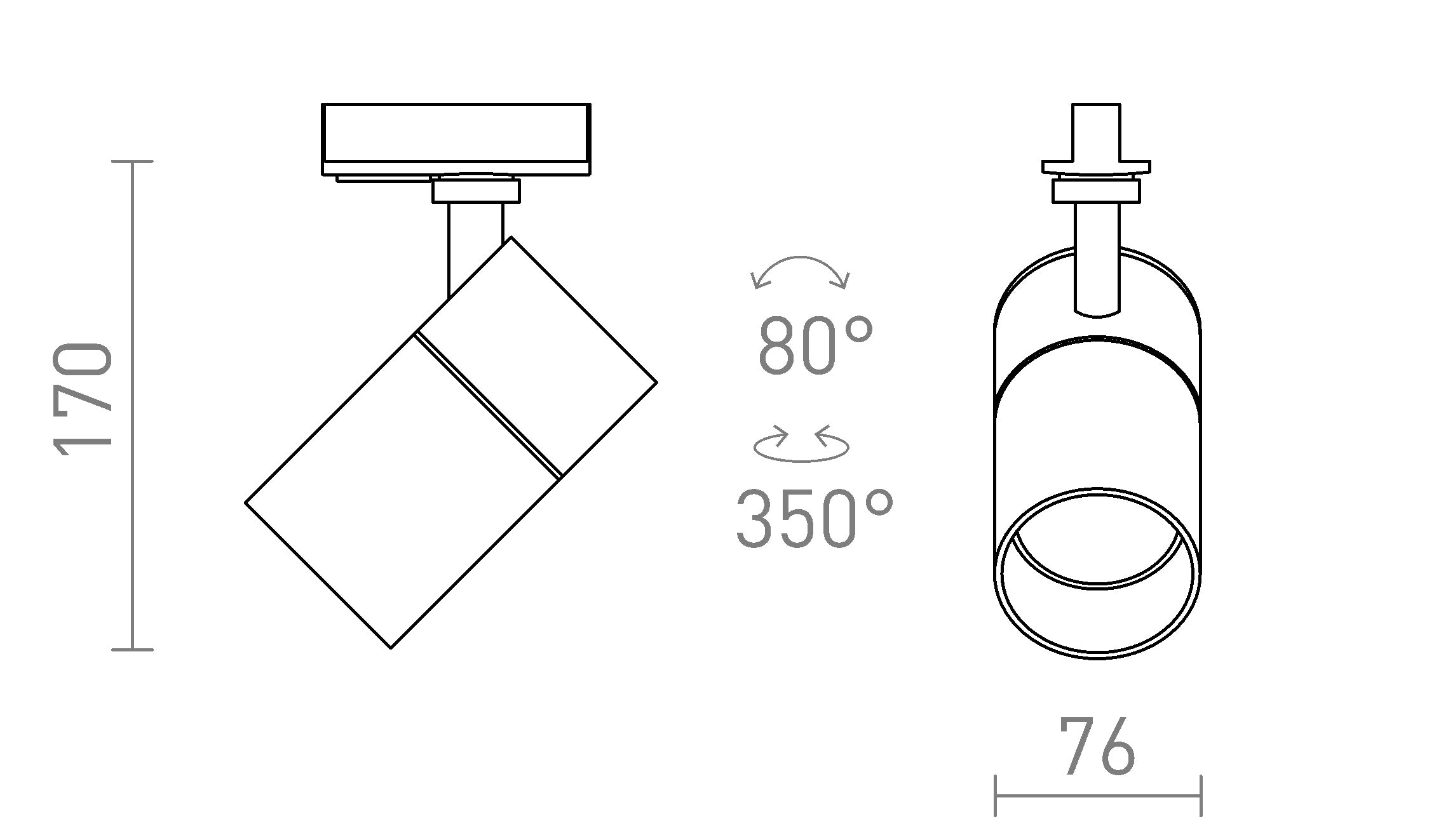 WISH 20 POUR RAIL MONOPHASÉ - Product sketch