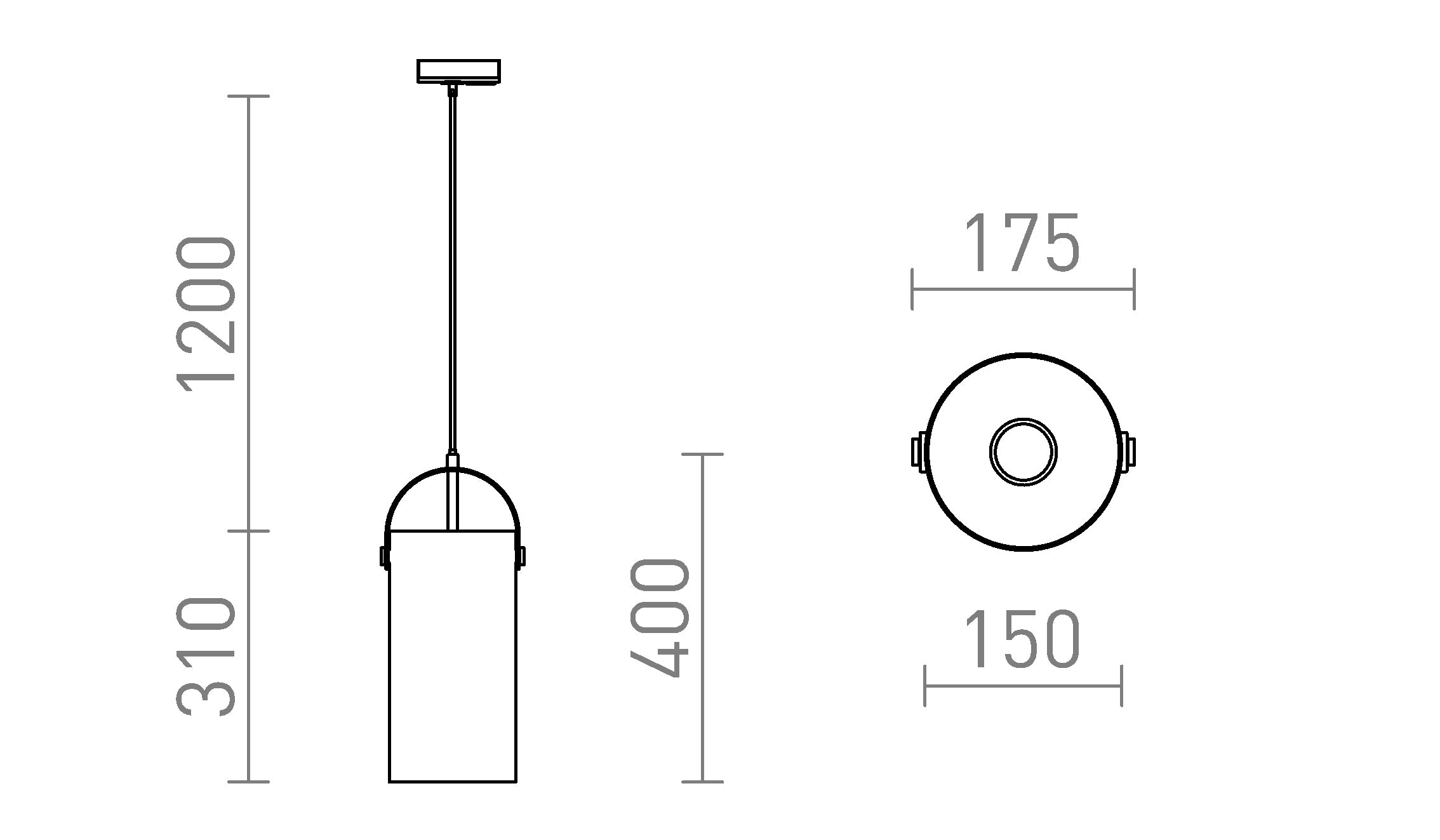 JULIETTA 31 POUR RAIL MONOPHASÉ - Product sketch
