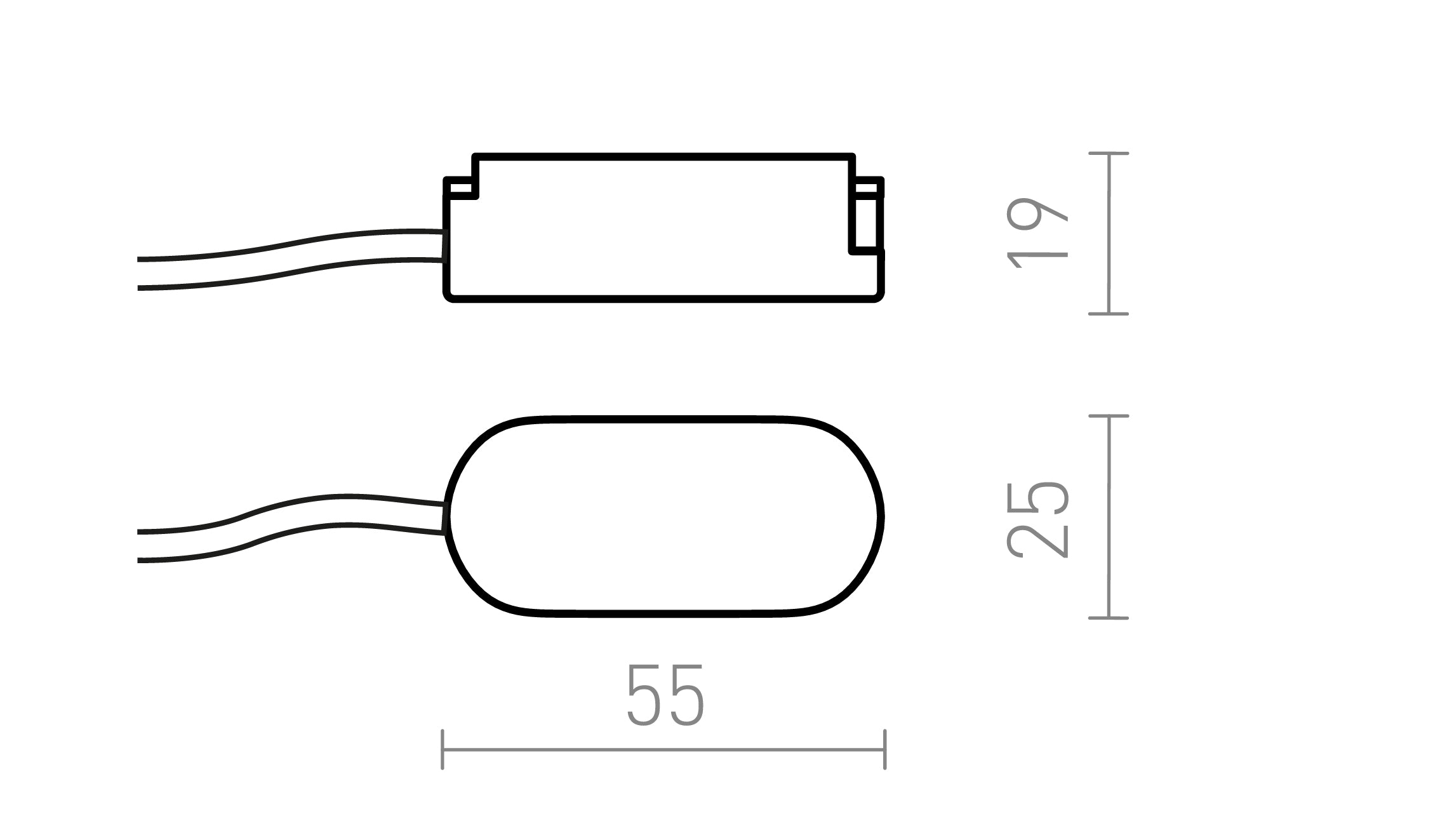 VEGA CONNECTEUR D'ALIMENTATION  - Product sketch