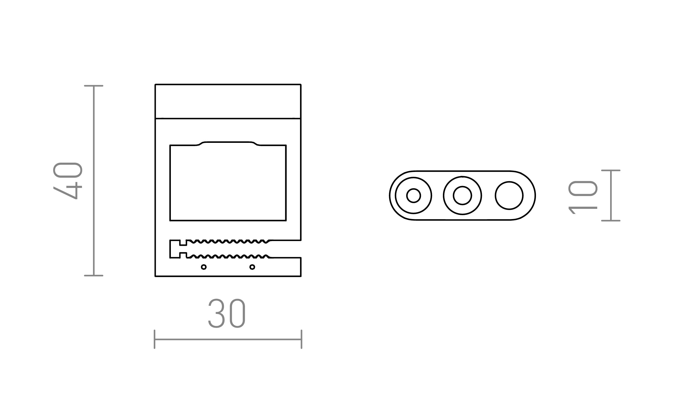 FIXATION MÉCANIQUE  - Product sketch