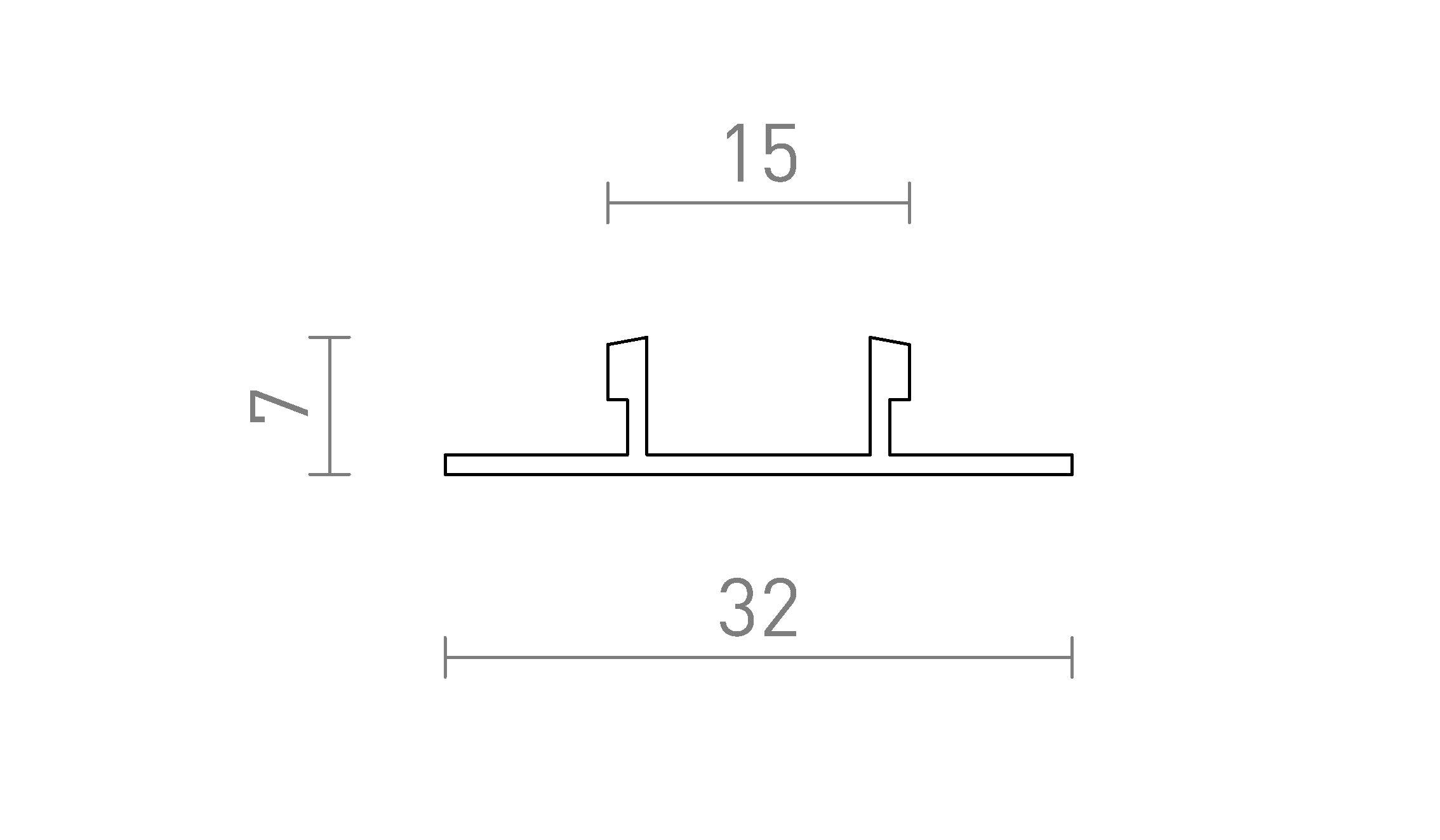 CACHE-FILS POUR RAIL MONOPHASE - Product sketch