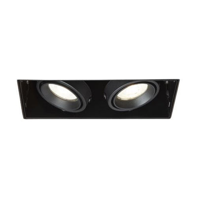 Lampes encastrées multiples