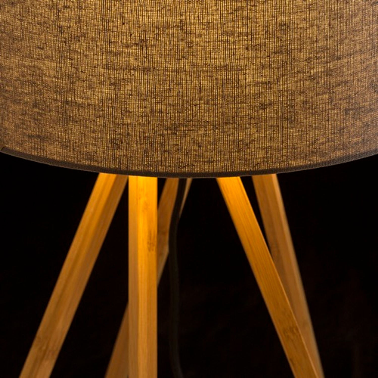 Lampe en bois