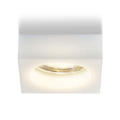 RENDL Outlet BIANCA SQ recessed opal-colored glass 230V GU10 50W R10304 2