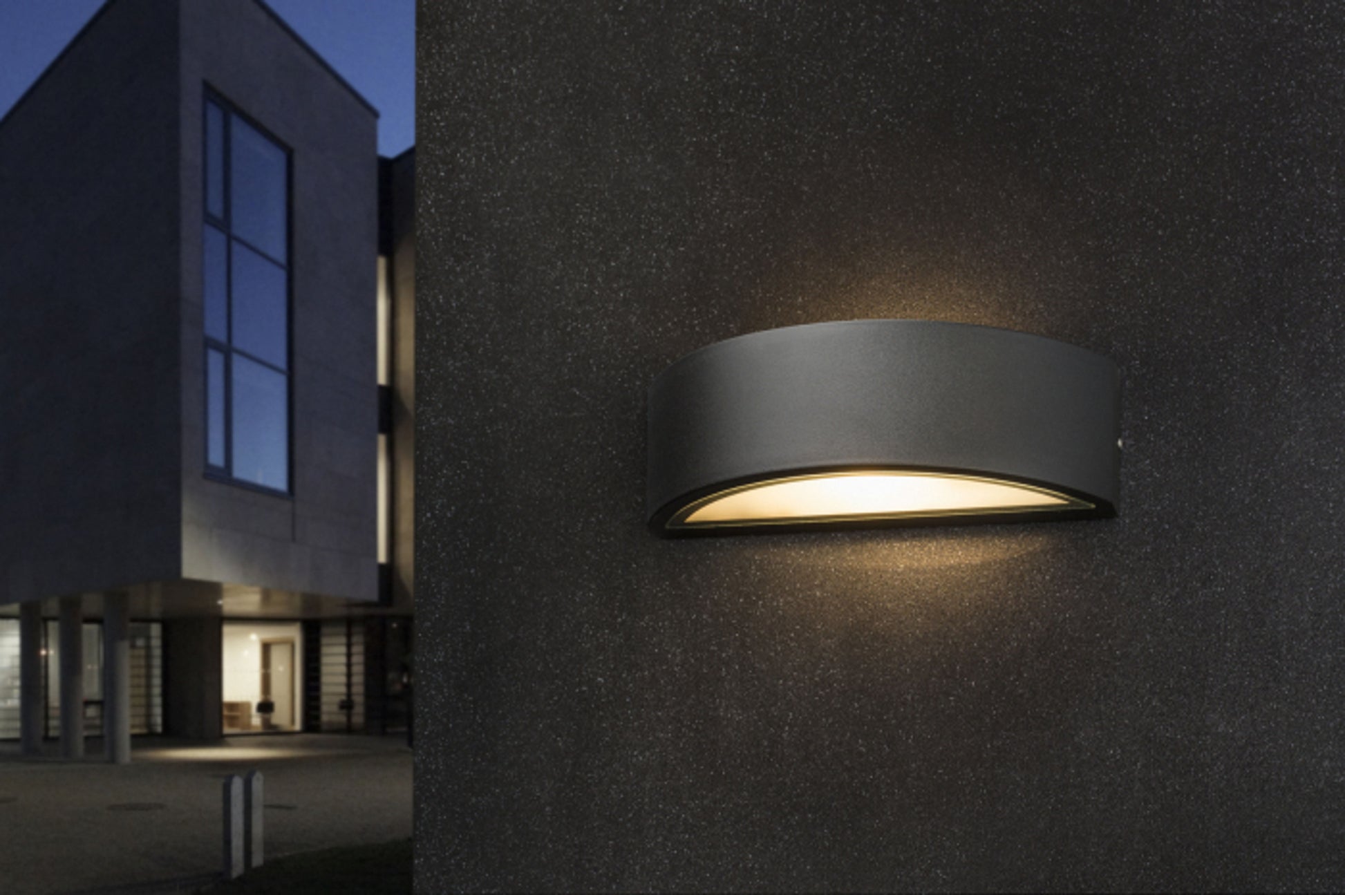 RENDL outdoor lamp LESA wall black  230V LED E27 15W IP54 R10364 2