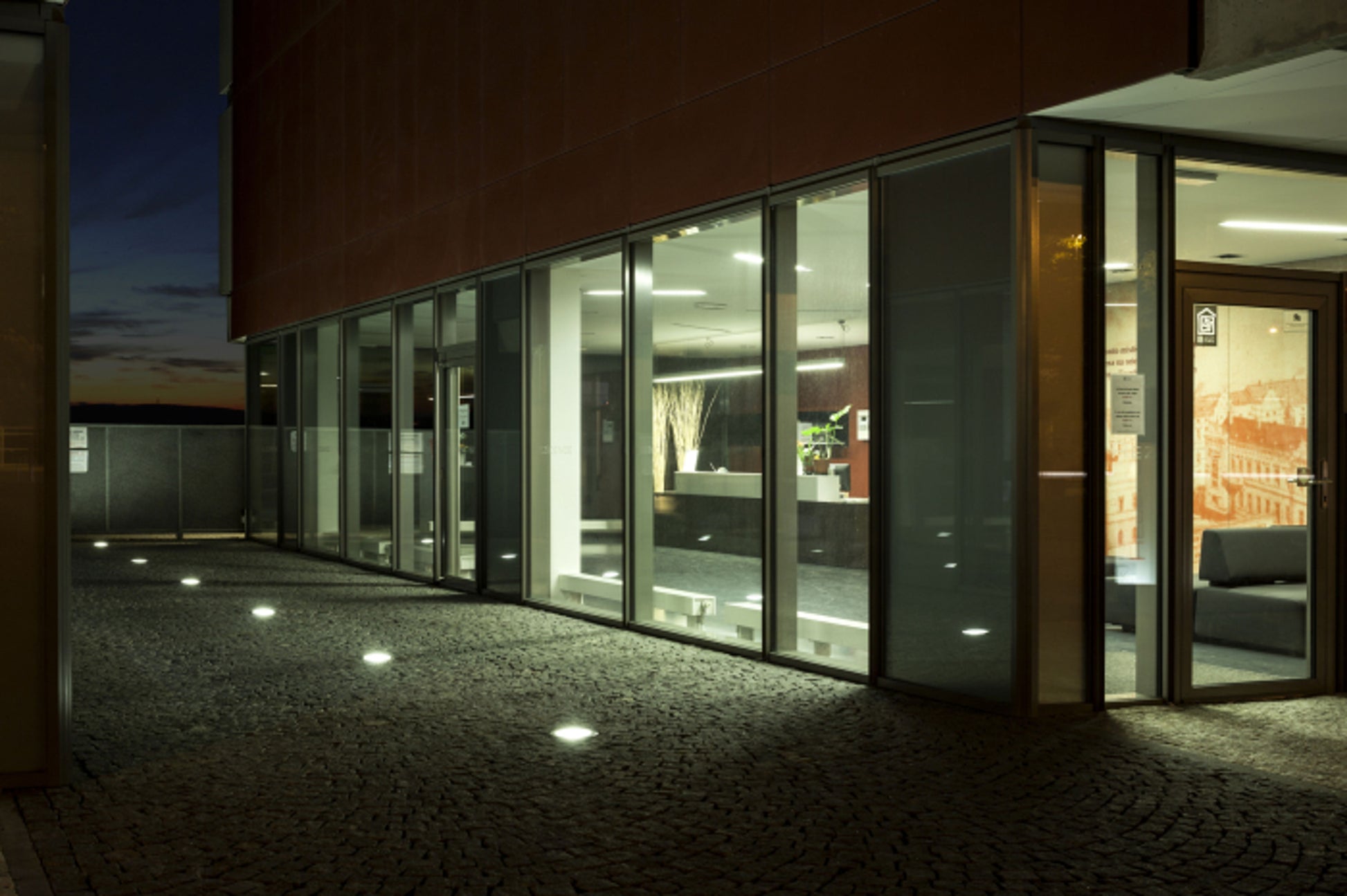 RENDL outdoor lamp TERRA recessed  stainless steel 230V LED 20W 120° IP65  3000K R10532 2