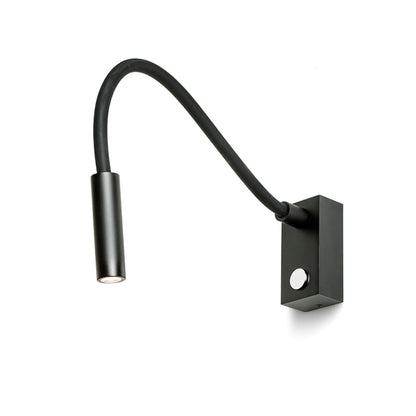 RENDL spotlight AIM on a goose neck black 230V LED 3W 45° 3000K R10541 2