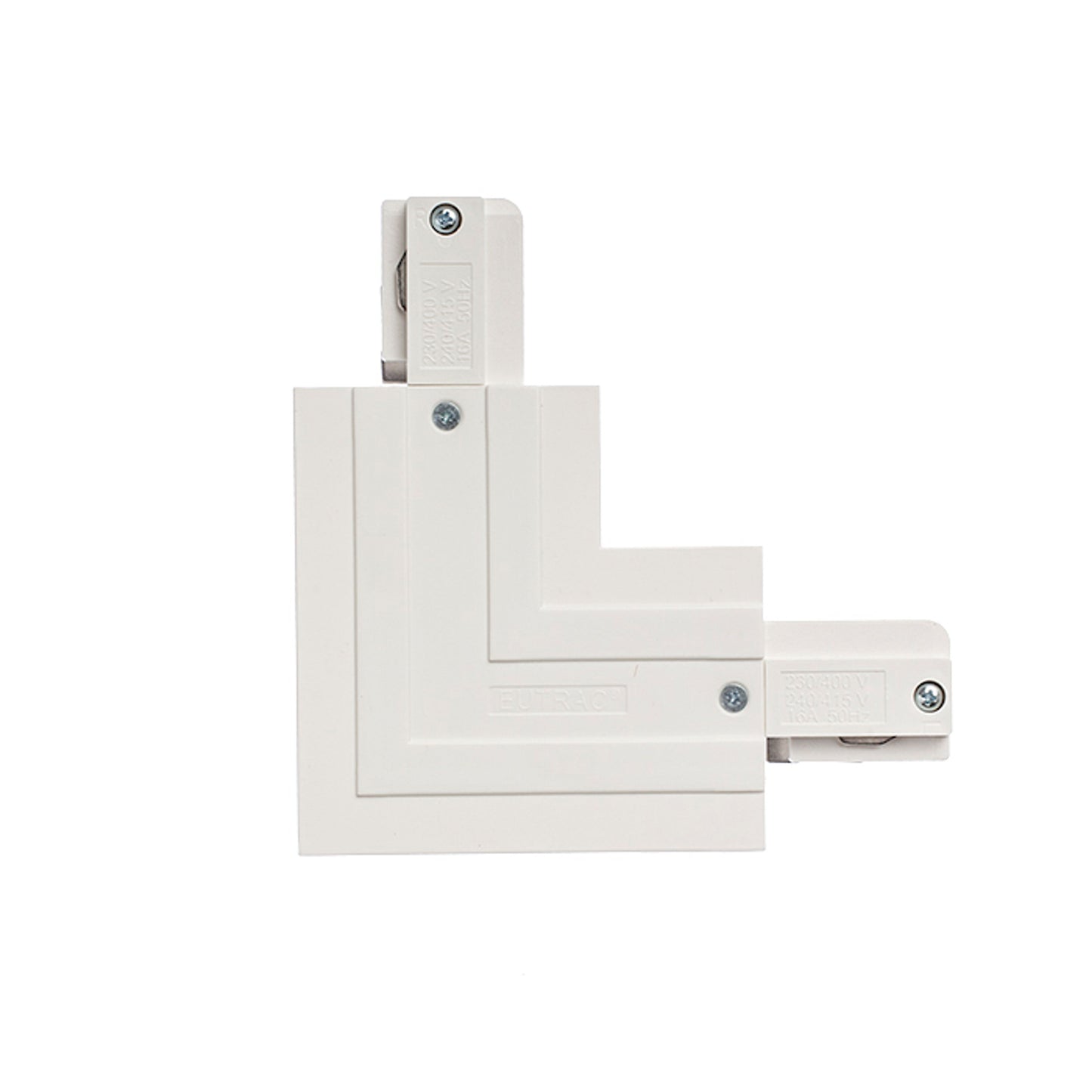 RENDL 3-circuit track system EUTRAC L connector for recessed 3-circuit tracks (inner polarity white  230V  R11345 3