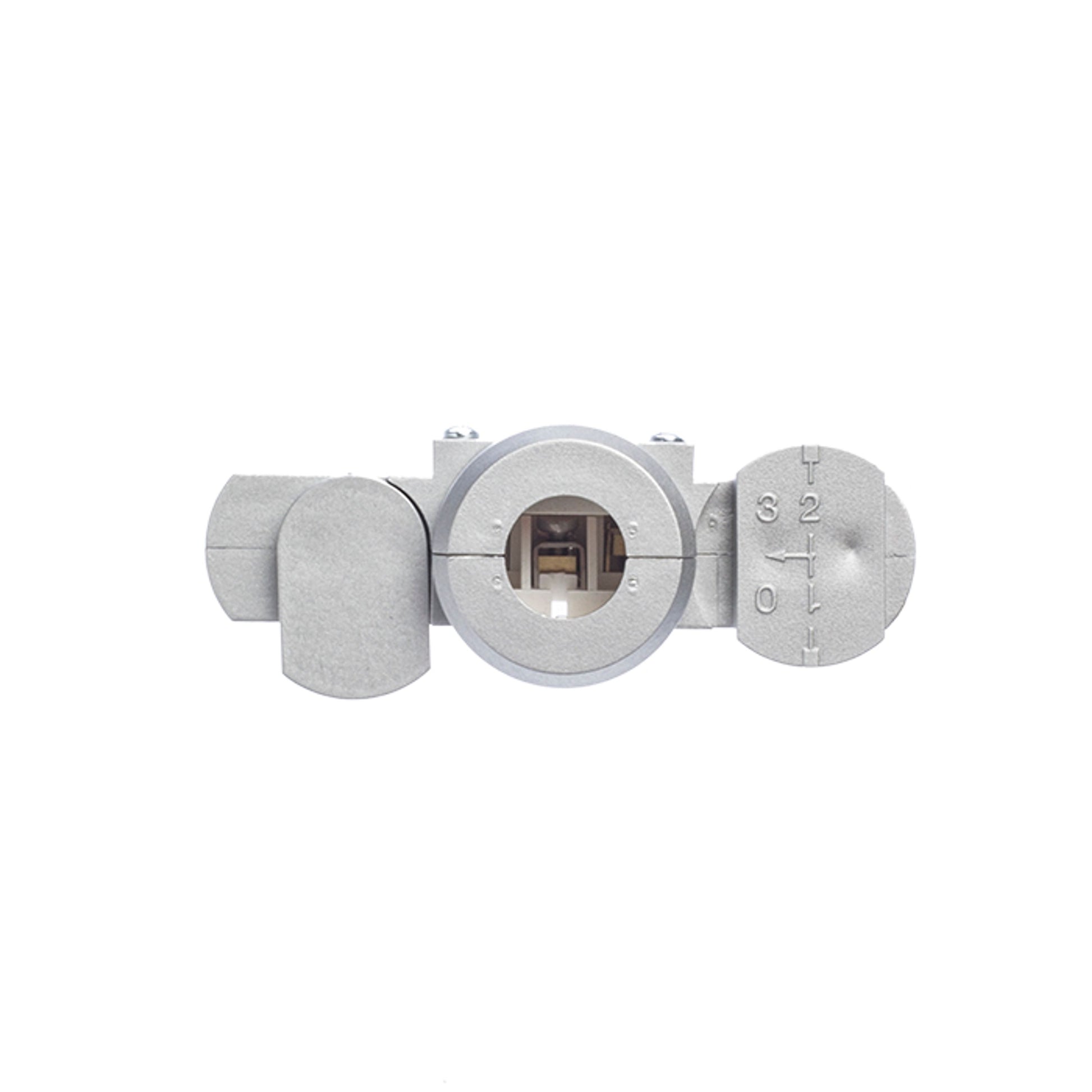 RENDL 3-circuit track system EUTRAC pendant adapter for 3-circuit tracks silver grey 230V  R11362 5
