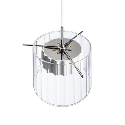 RENDL pendant lamp ESTRA I pendant white clear glass 230V LED 5W  3000K R11679 8