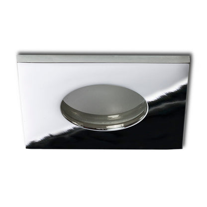 RENDL recessed light SPLASH SQ recessed  chrome 230V LED GU10 8W IP65 R11735 8