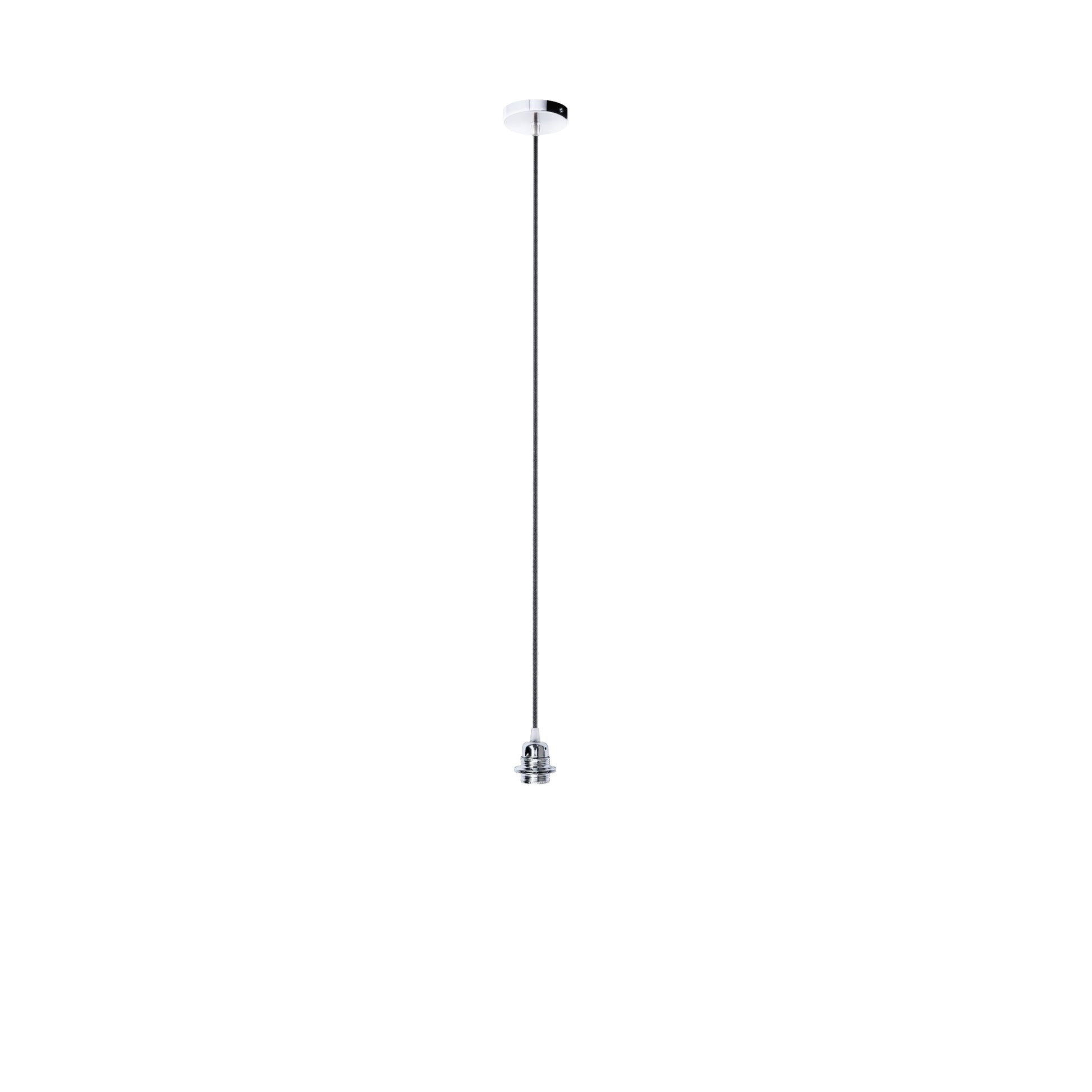 RENDL shades, shade bases, pendent sets ELISA pendant set CHB+BC+CHF   230V LED E27 15W R11878 1