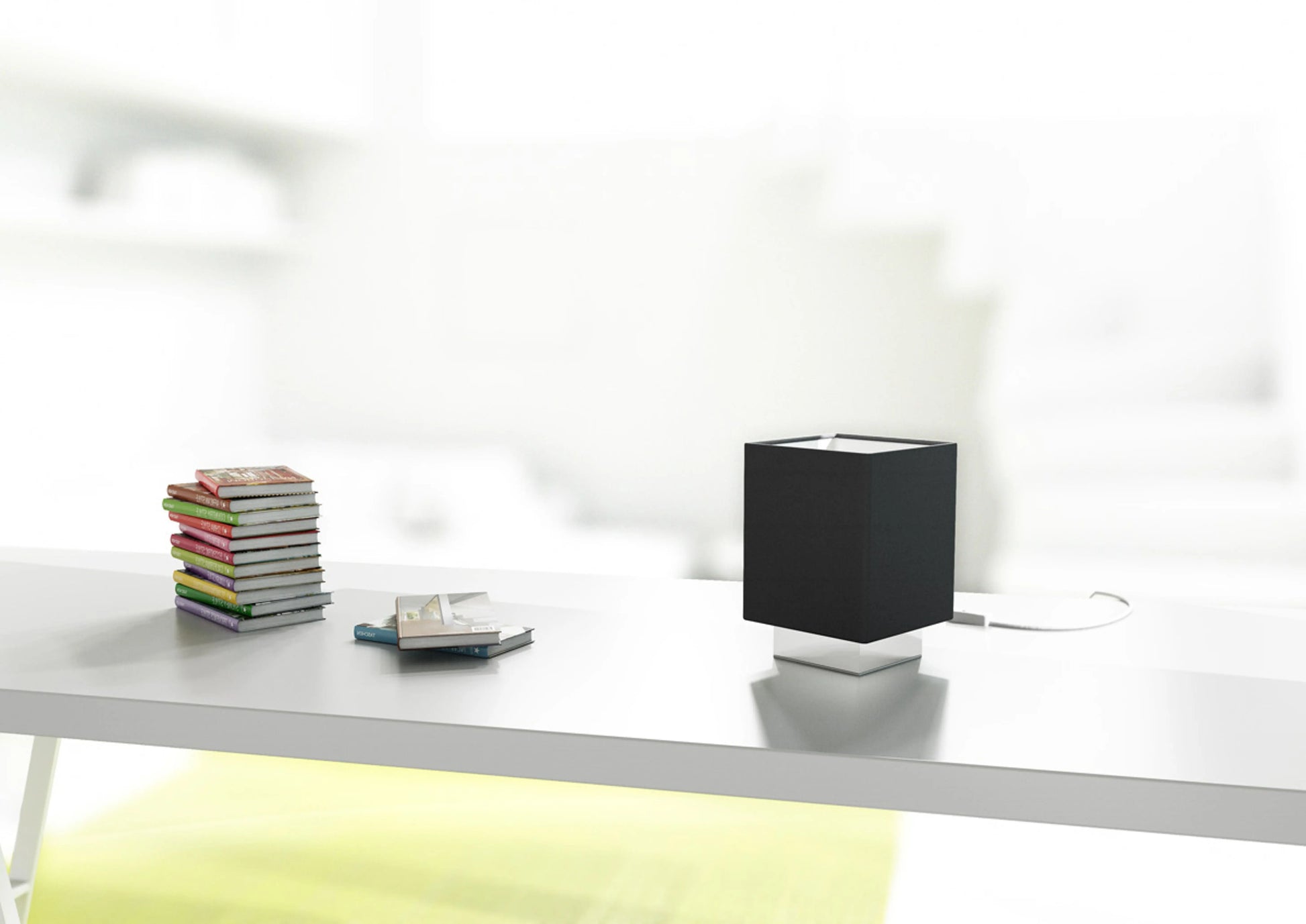 RENDL Outlet MONACO table black chrome 230V LED E27 15W R12040 9