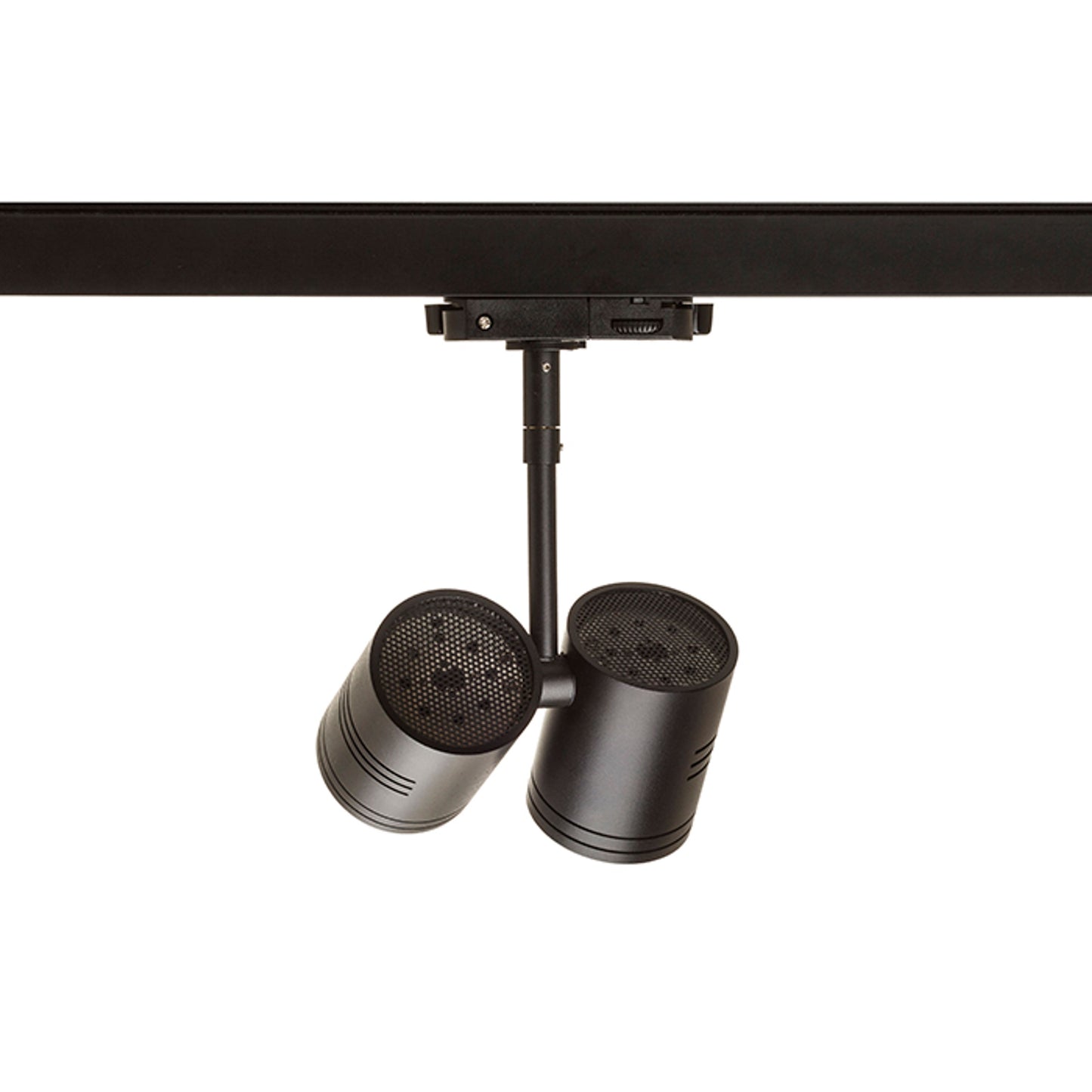 RENDL 3-circuit track system BEEBA II for 3-circuit tracks black  230V LED GU10 2x8W R12313 3