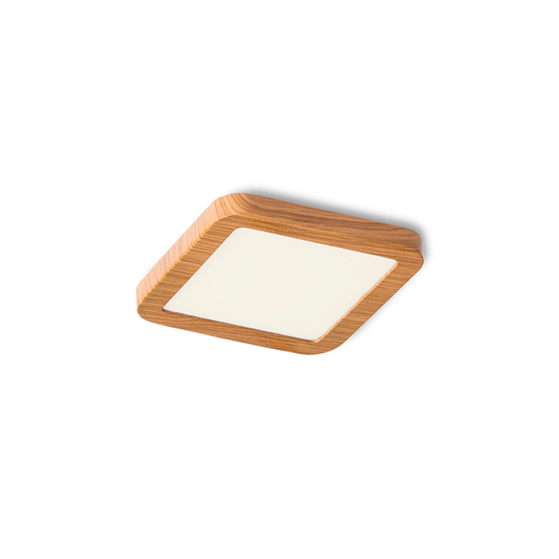 RENDL recessed light HUE SQ 9 recessed imitation beech 230V LED 6W 3000K R12779 1