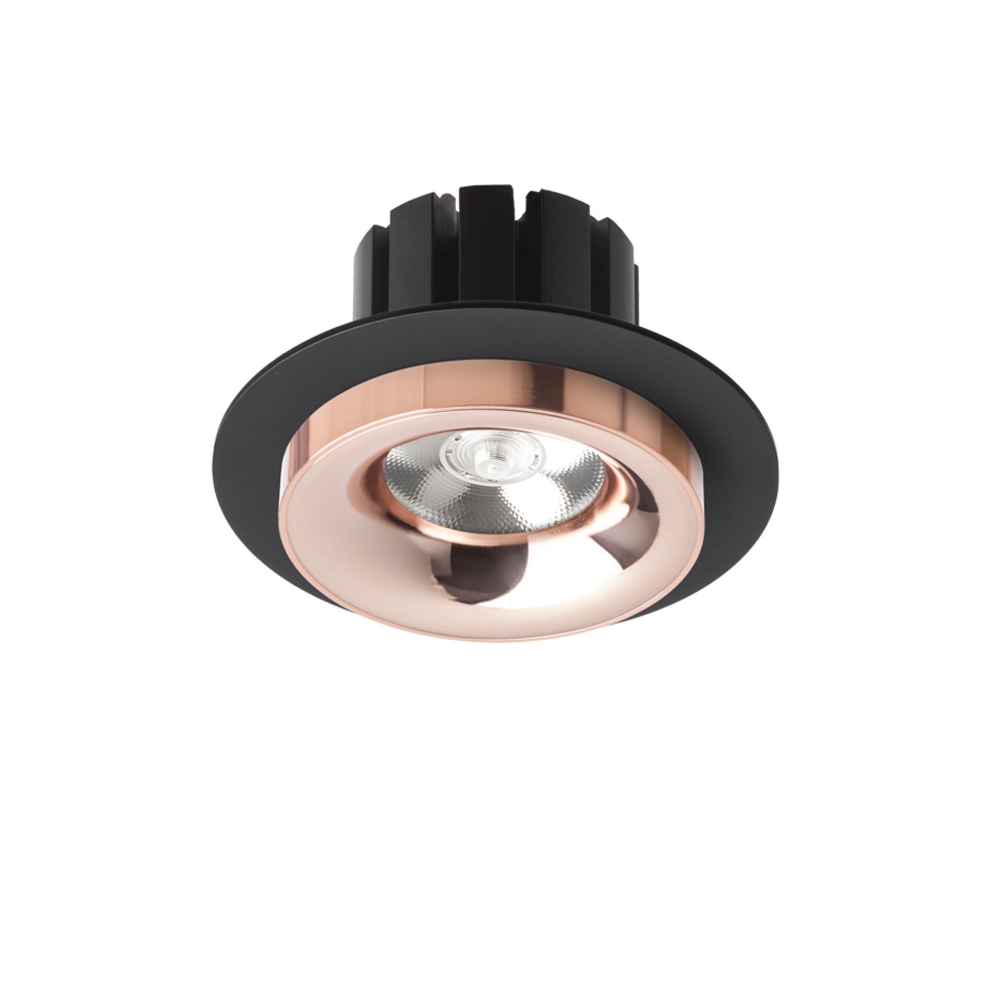 RENDL recessed light SHARM R I recessed black copper/copper 230V LED 10W 24° 3000K R13238  2
