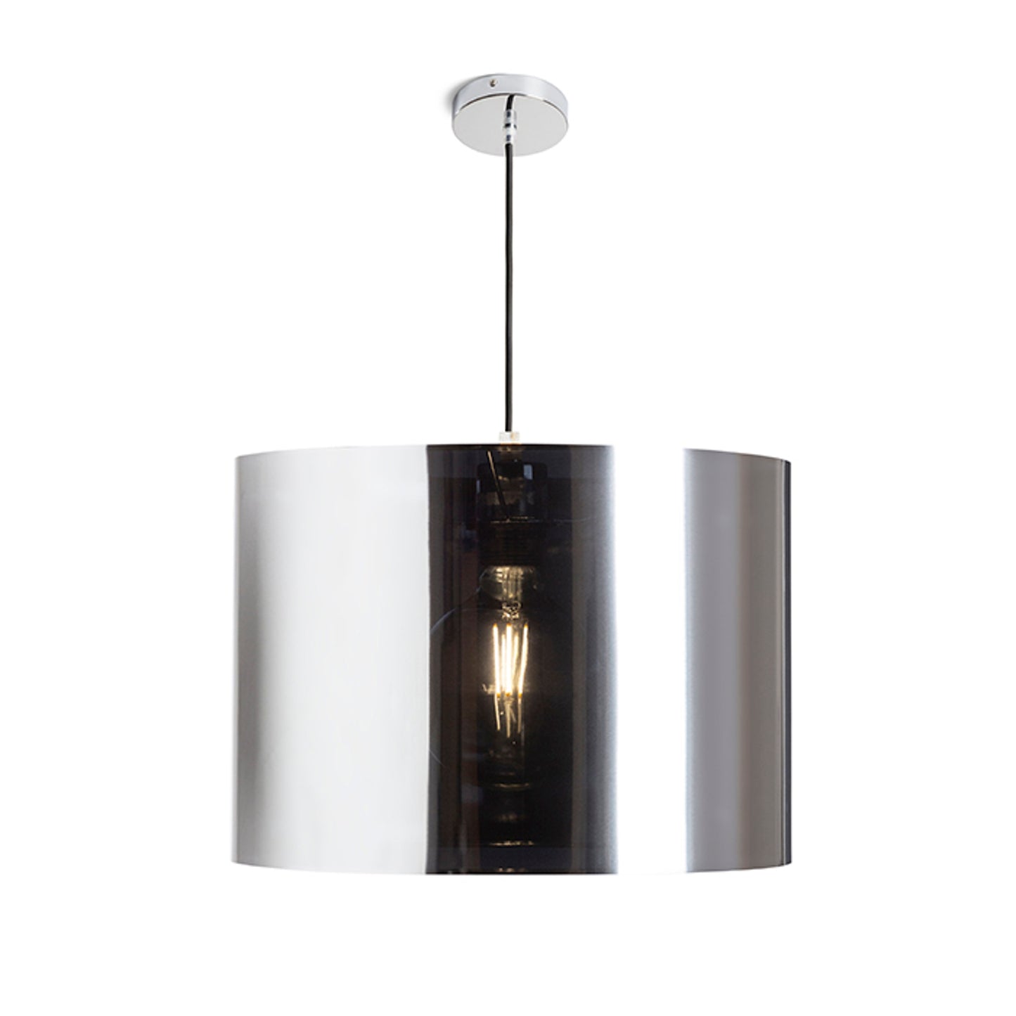 RENDL pendant lamp FANCY 50/30 pendant  chrome foil 230V LED E27 15W R13419 2