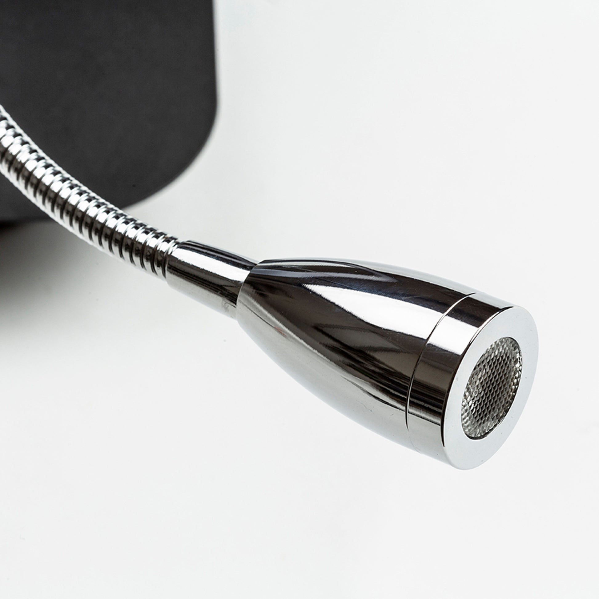 RENDL wall lamp PERTH wall with LED spotlight black/black chrome 230V LED E14 LED 7+3W 30°  3000K R13662 5