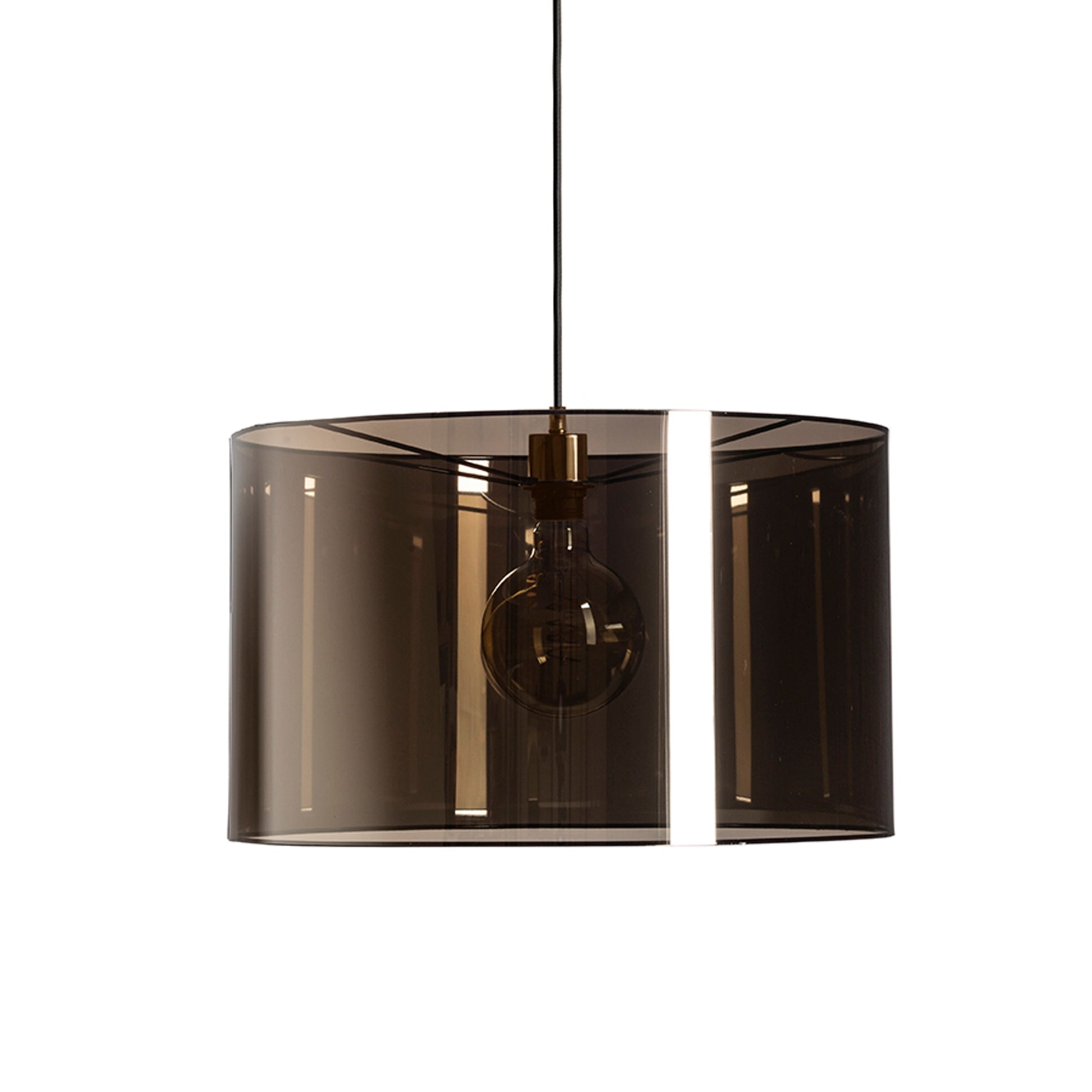 RENDL pendant lamp FANCY 50/30 pendant  smokey foil 230V LED E27 15W R13748 3