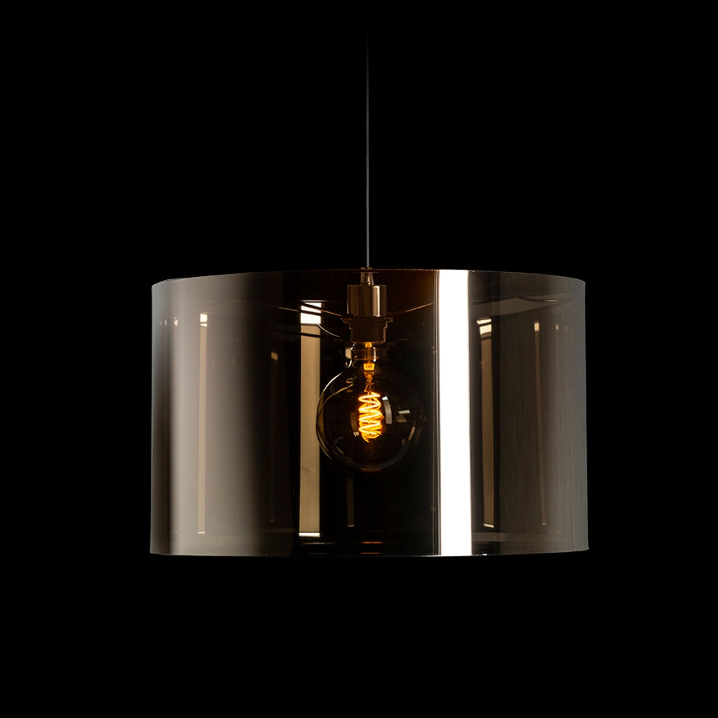 RENDL pendant lamp FANCY 50/30 pendant  smokey foil 230V LED E27 15W R13748 4