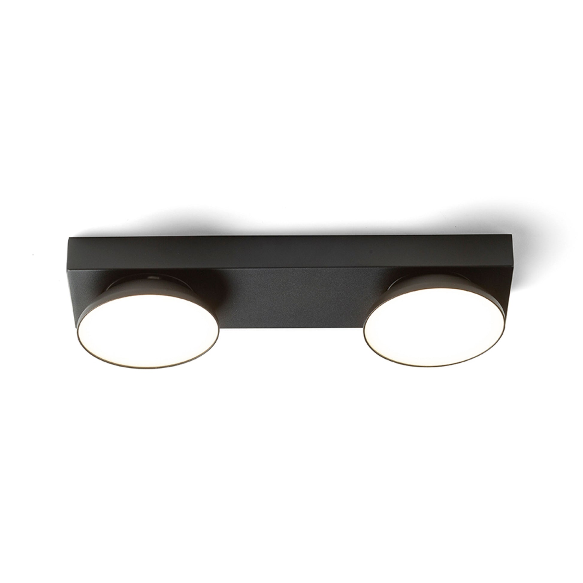 RENDL spotlight ELISEO II surface mounted black  230V LED 2x5W  3000K R13917 3