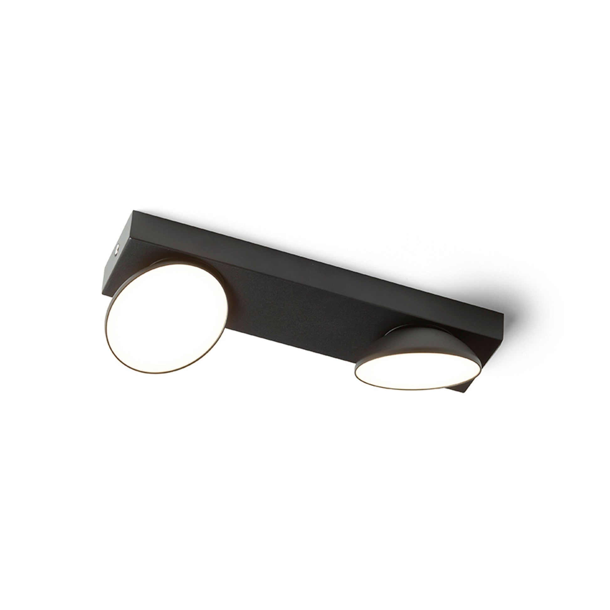 RENDL spotlight ELISEO II surface mounted black  230V LED 2x5W  3000K R13917 6