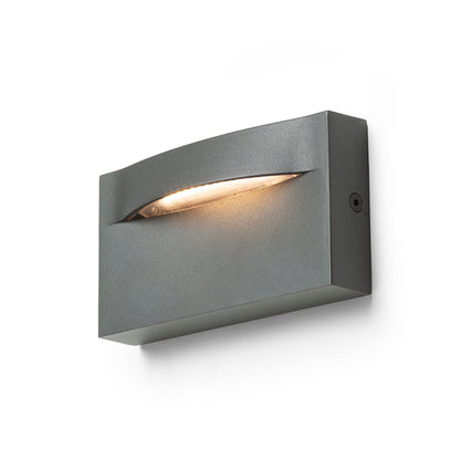 RENDL outdoor lamp BOBO RC wall anthracite grey  230V LED 8W IP65  3000K R13934 1