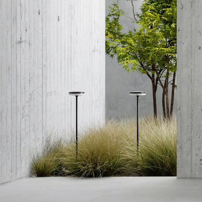 RENDL outdoor lamp SEMPLICE 80 bollard / on spike black matte acrylic 230V LED 12W IP54 3000K R14195 13