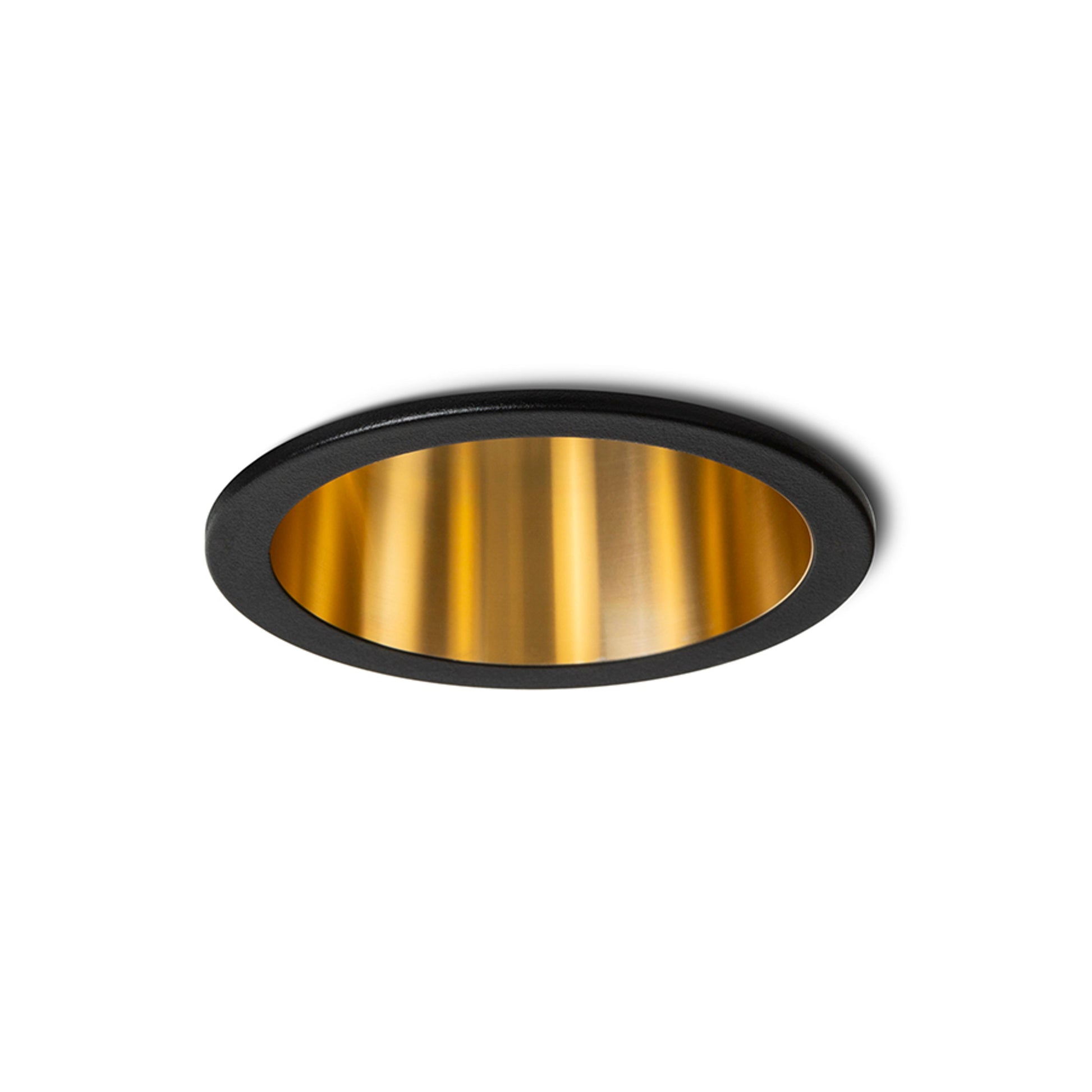 RENDL recessed light ORCO recessed black/gold 230V LED GU10 9W R14259 1
