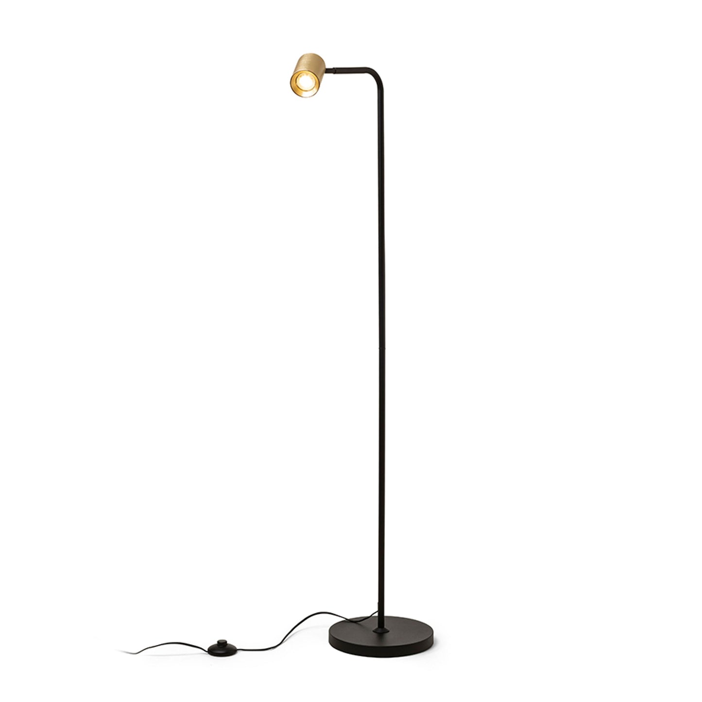 RENDL floor lamp FLYNN I floor  black/brushed brass 230V LED GU10 9W R14264 5