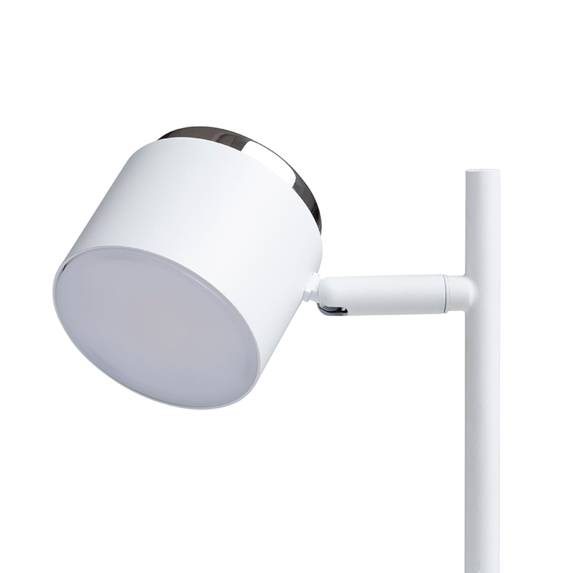RENDL table lamp NOVA table white chrome/frosted acrylic 230V LED 4.2W 3000K R14274 6