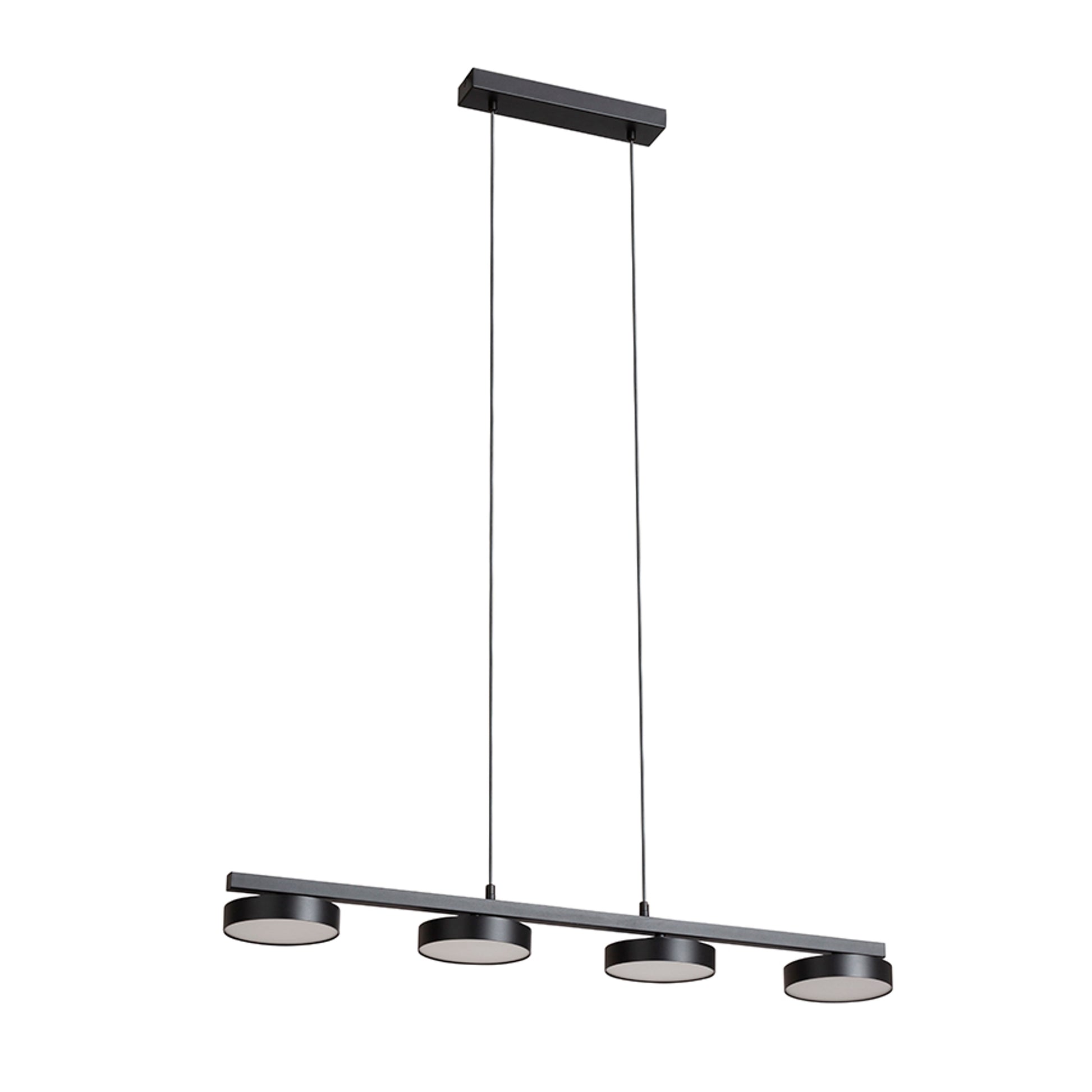 RENDL pendant lamp ARETHA IV pendant black  230V LED 4x12W  3000K R14424 1