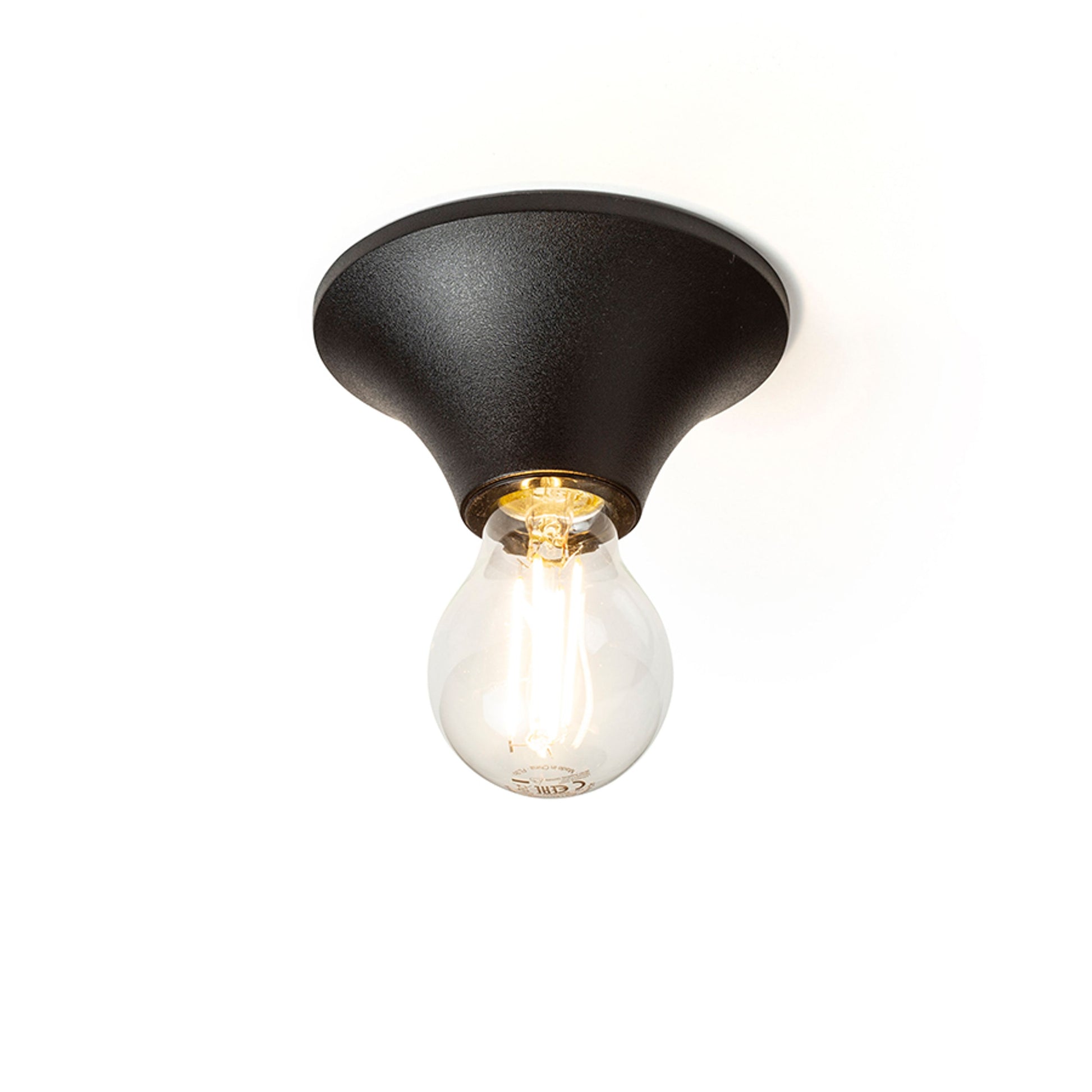 RENDL surface mounted lamp BOY ceiling black plastic 230V LED E27 11W IP44 R14463 4
