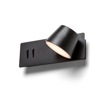 RENDL spotlight AMADEUS wall with backlighting black  230V LED 4+6W  3000K R14522 2