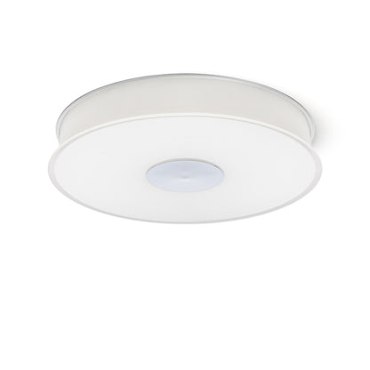 RENDL surface mounted lamp ASTERI LED ceiling  satinated glass/chrome 230V LED 35W  3000K R14549 1